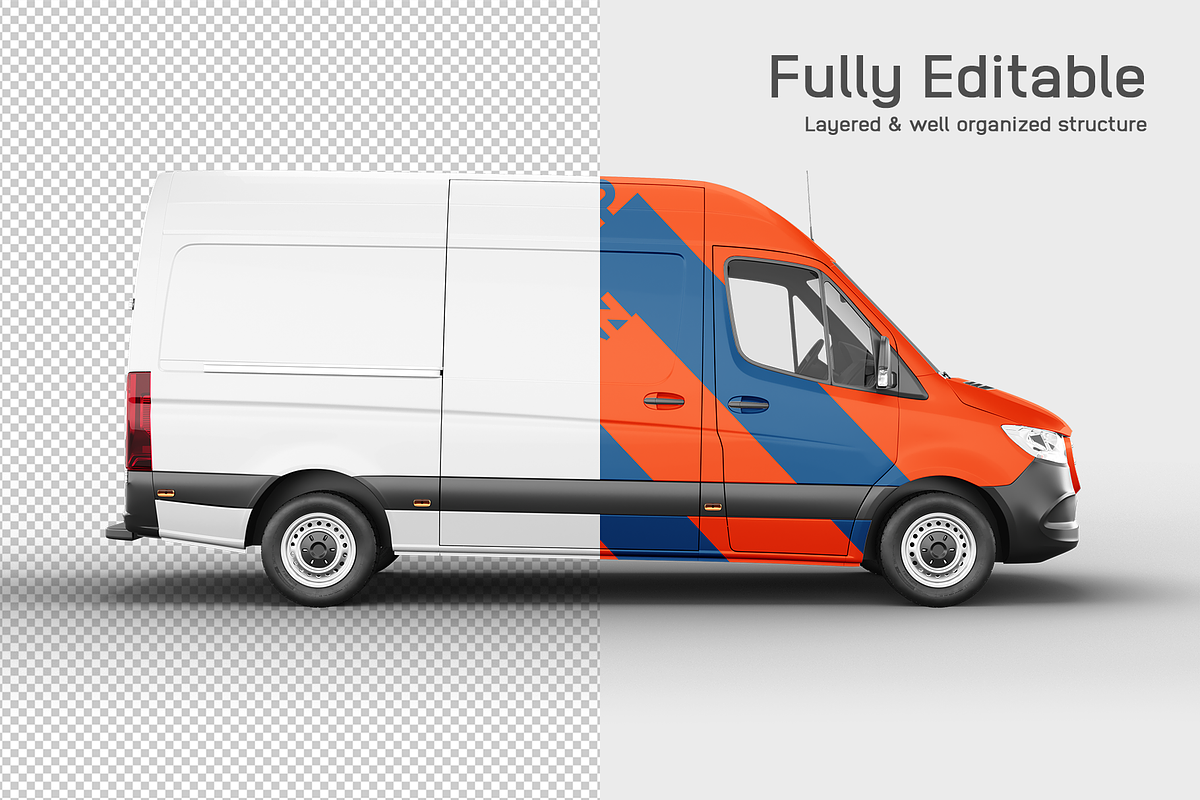 Van Mockup 9, an Advertising Mockup by Mockupix (Photo 3 of 9)