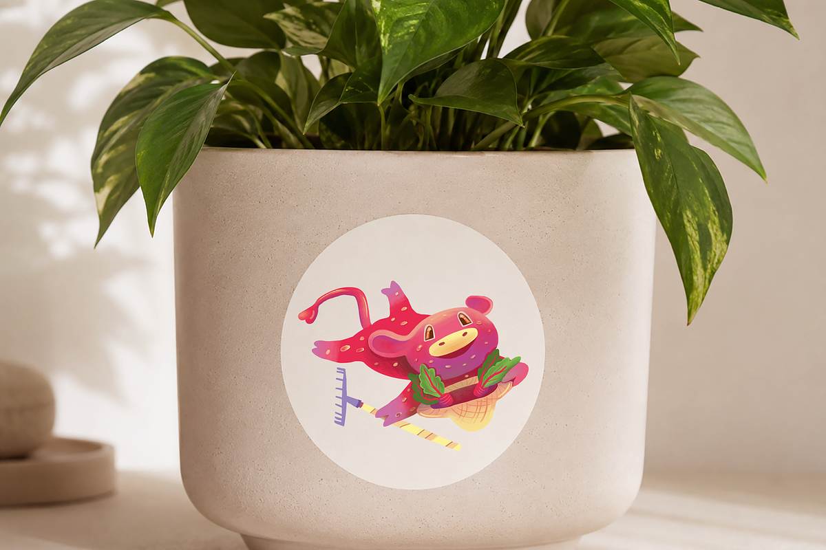 Kawaii Garden Animals PNG, an Animal Illustration by FaliushViktoriaArtist (Photo 5 of 13)