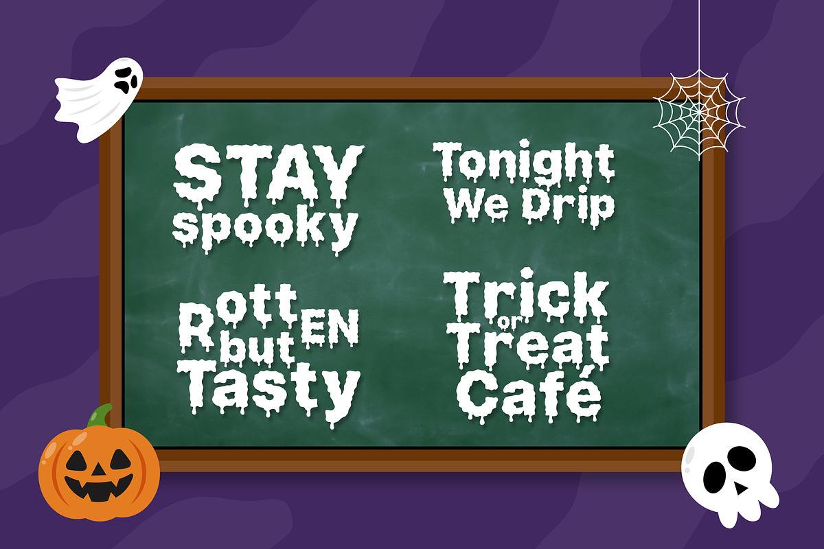 Hellwin Drips - Horror Playful Font, a Font by Mily Studio (Photo 4 of 10)