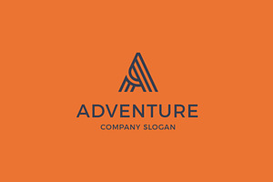 Adventure - Letter A Logo