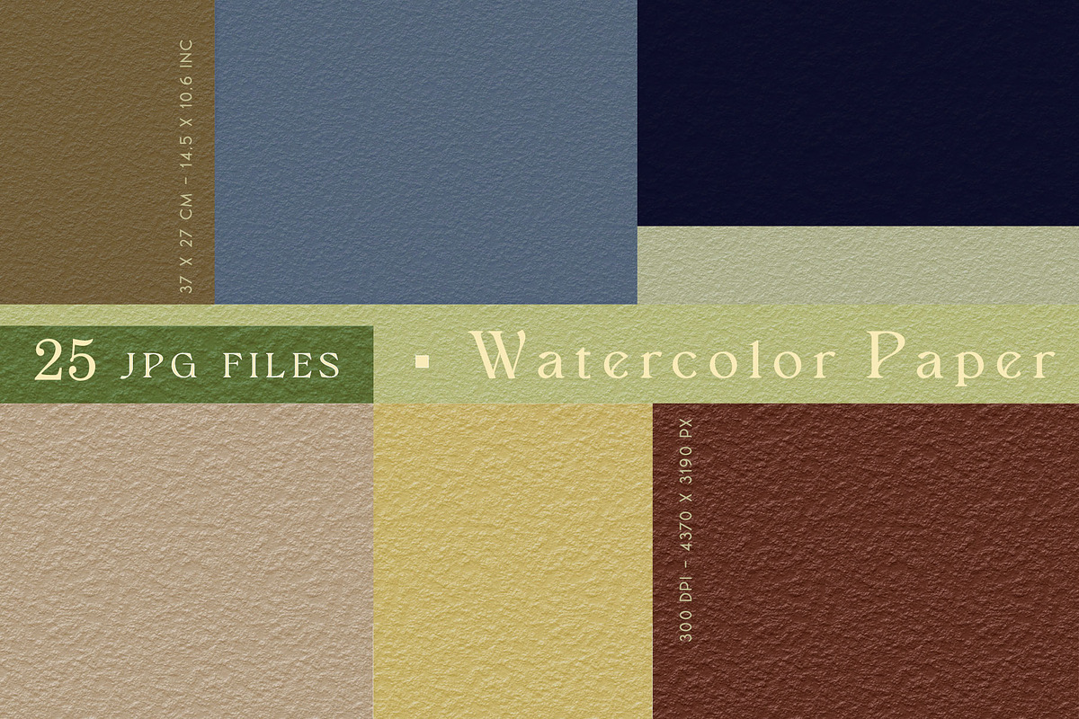 Watercolor Paper, a Texture Graphic by Suna Kosem (Photo 2 of 9)