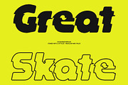 CS Regime Rippled, a Sans Serif Font by Craft Supply Co. (Thumbnail 4 of 8)