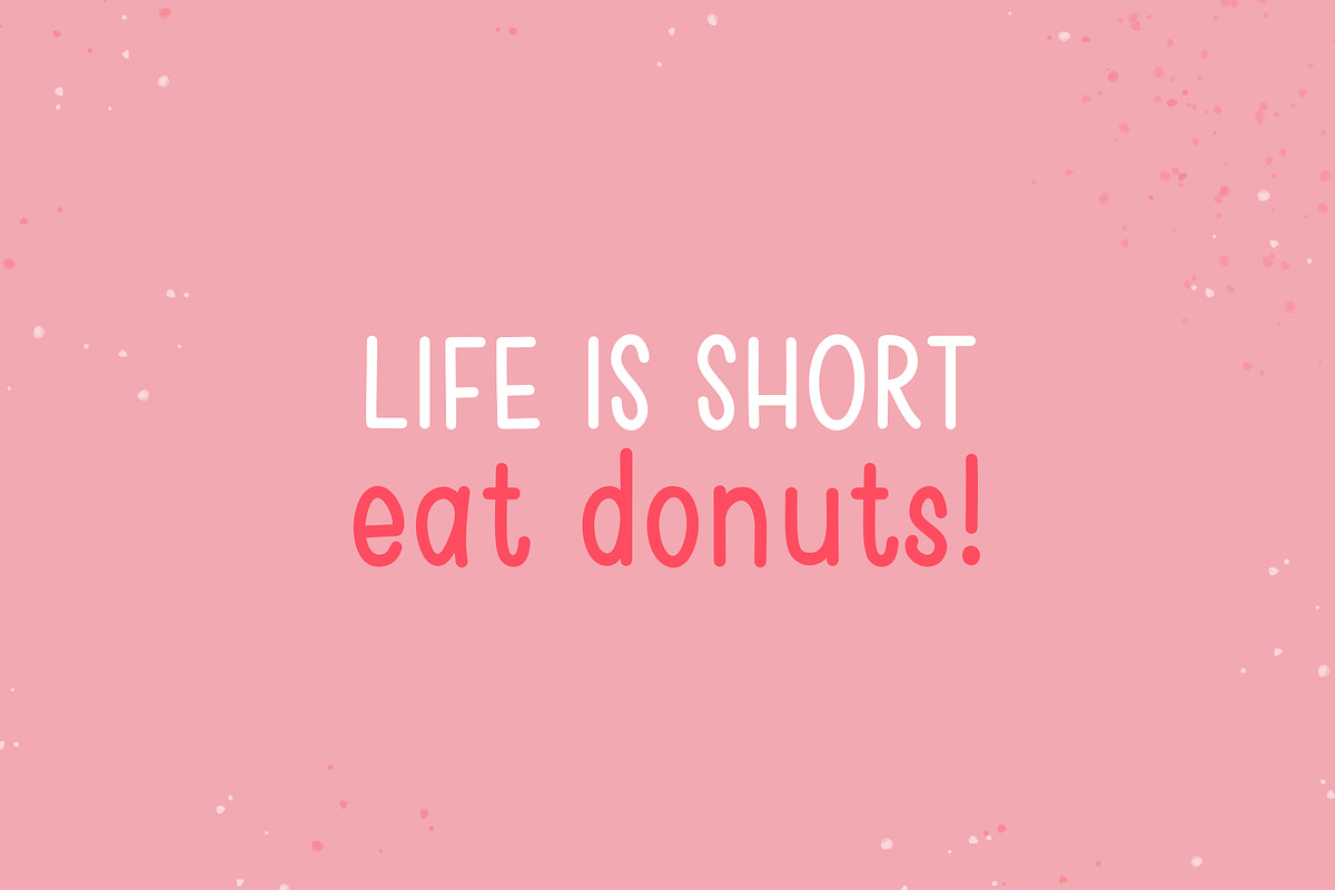 Pink Sprinkles Handwritten Font