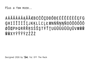 Pins N Needles Monospace Font, a Sans Serif Font by Off The Rack © (Thumbnail 4 of 7)