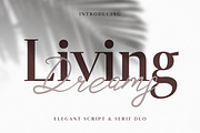 Living Dreams - Serif & Script Font, a Serif Font by AndrewPixel (Thumbnail 1 of 11)