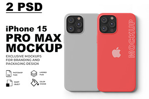 iPhone 15 Pro Max Mockup, an iPhone Mockup by mockupbuys