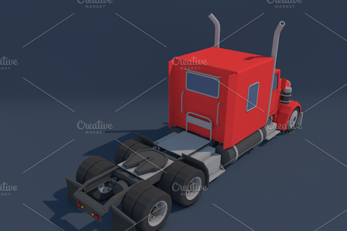 Ultimate Low Poly City Cars Pack, a Cars & Vehicle 3D Model by CreativeeArt (Photo 6 of 54)