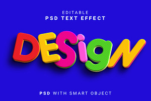 Design 3D Text Effect Style, a Layer Style Add-On by PixelWink