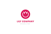 Lily logo template., a Branding & Logo Template by Anton Akhmatov (Thumbnail 3 of 3)