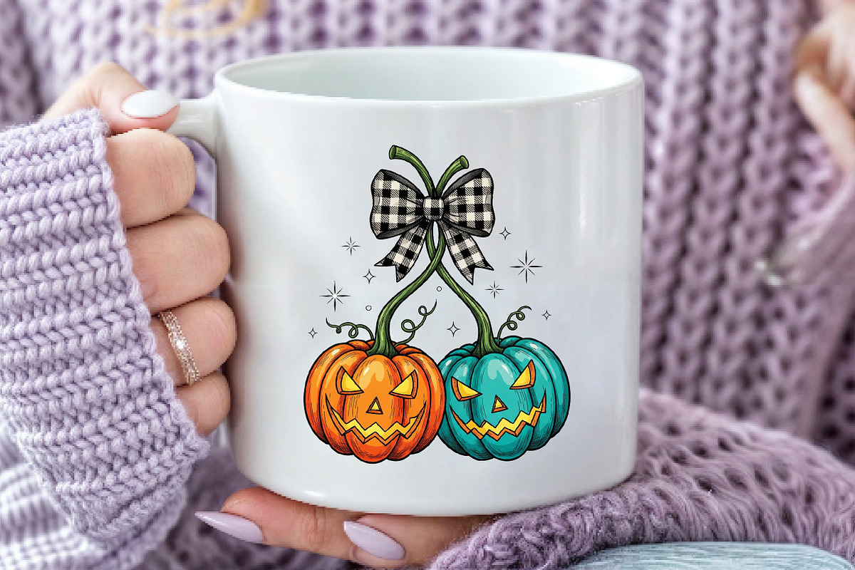Pumpkin Cherries Coquette Halloween, an Illustration by Dream Creation (Photo 5 of 5)