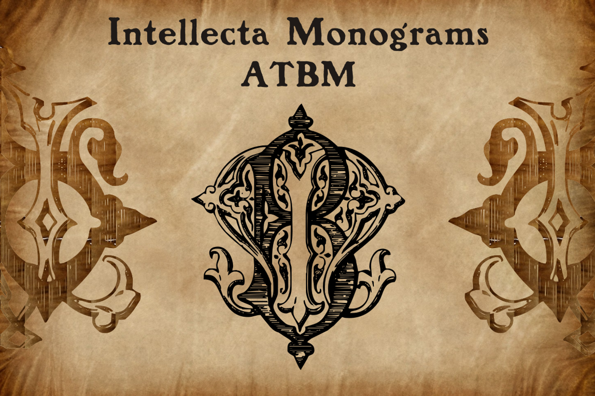 Intellecta Monograms Collection, a Font by Intellecta Design (Photo 3 of 5)