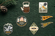 Vintage Camping Patch Bundle, an Object Graphic by sivVector (Thumbnail 3 of 3)