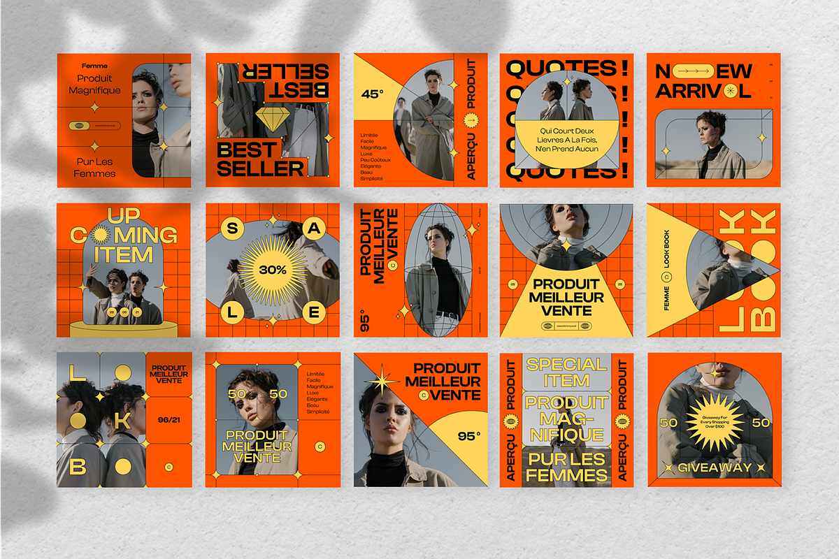 Femme - Stylish & Modern Social Kit, a Social Media Template by Creative Zeune (Photo 2 of 4)