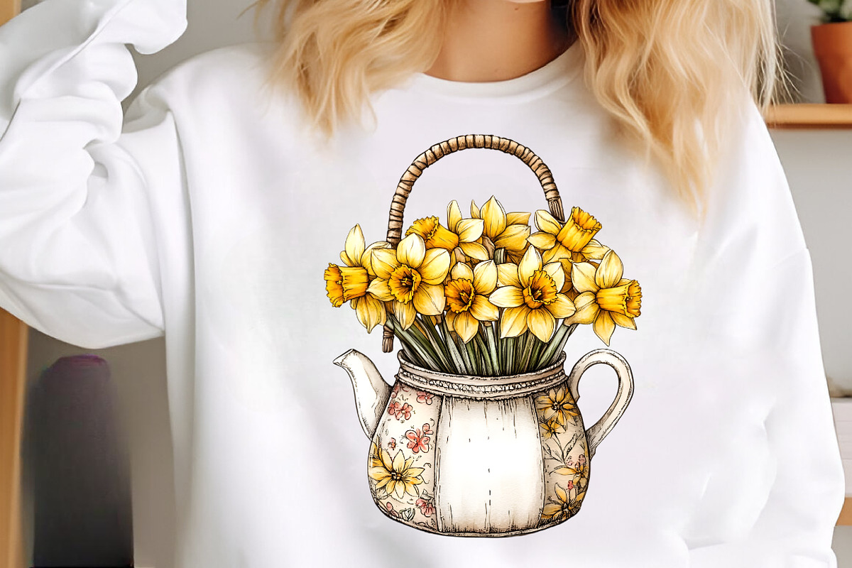 Yellow Flowers Spring Clipart, an Illustration by SinaCreation (Photo 7 of 11)