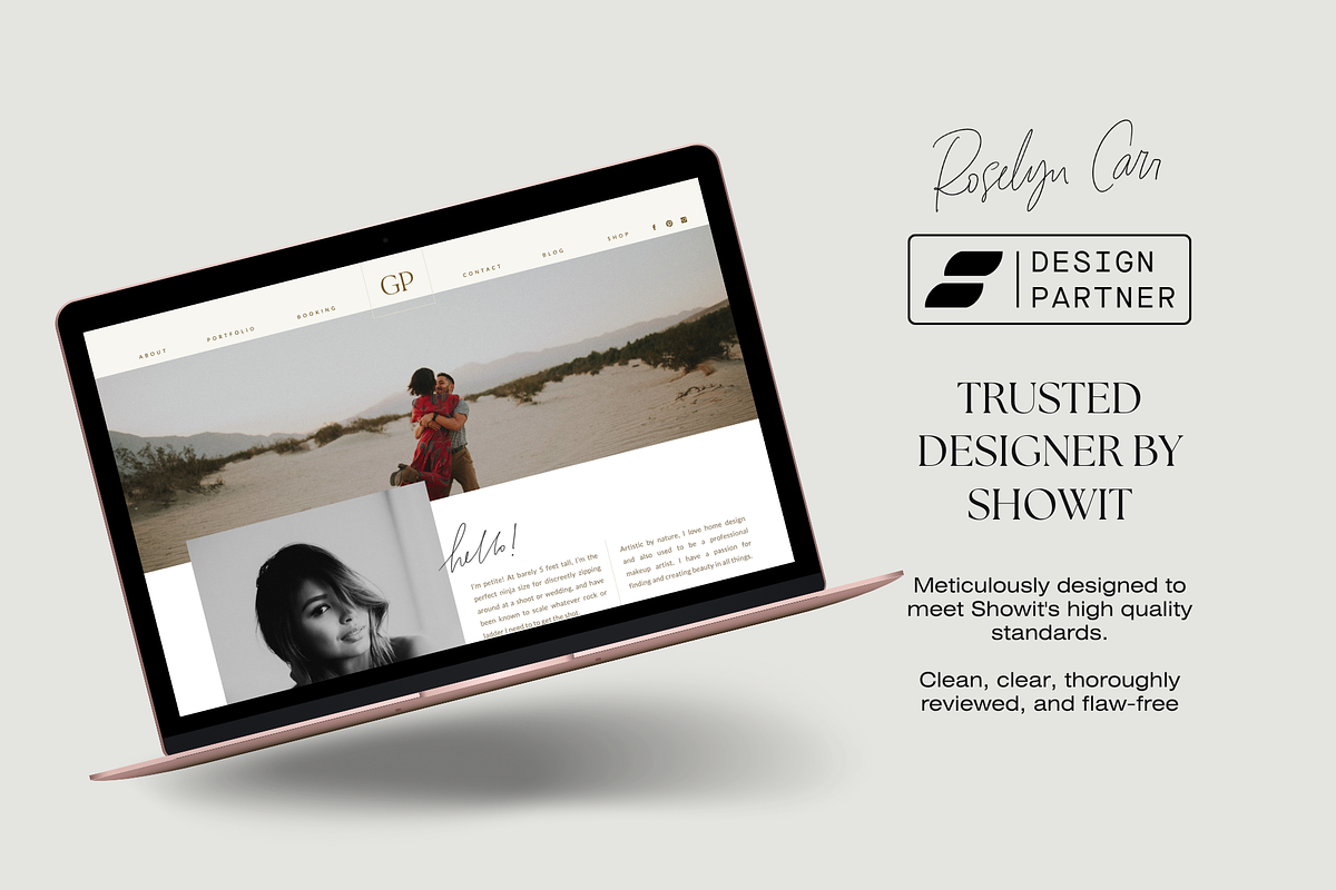 Showit Template - Georgia Stories, a Websites & App Template by Creator Goodies (Photo 2 of 5)