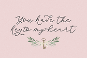 Flowerwood Script Font, a Script Font by Beck McCormick (Thumbnail 3 of 10)