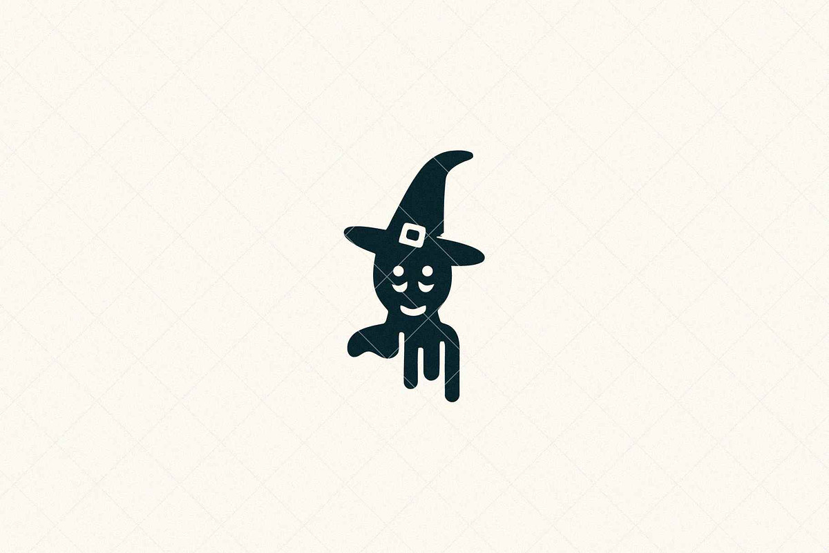 Halloween Witch Icon, a Seasonal Illustration by Vectorium Studio (Photo 1 of 3)