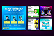 Bundle Webinar Banner Social Media, a Social Media Template by Evloxx Studio (Thumbnail 2 of 5)