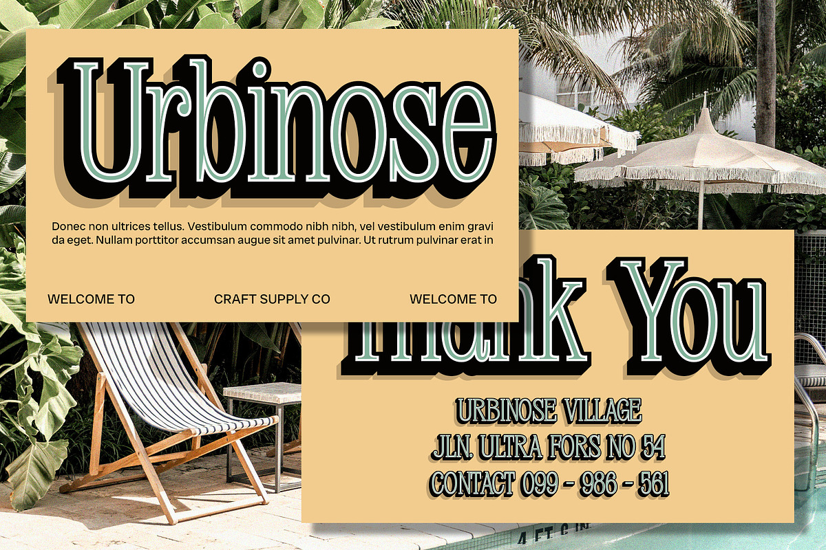 Avelion 3D, a Serif Font by Craft Supply Co. (Photo 6 of 8)