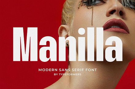 Manilla - Modern Sans Serif, a Sans Serif Font by Typeformers