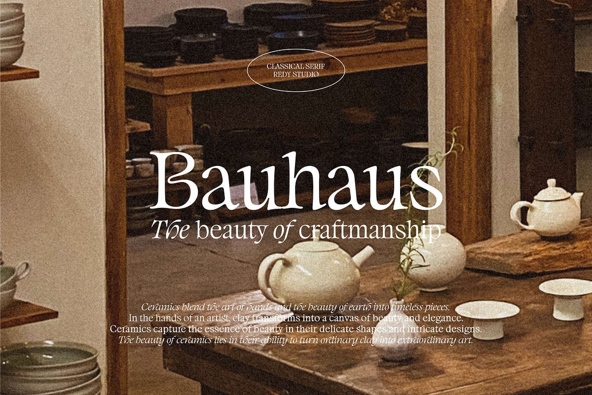 Classical - A Stylish Vintage Serif, a Serif Font by RedyStudio (Photo 5 of 15)