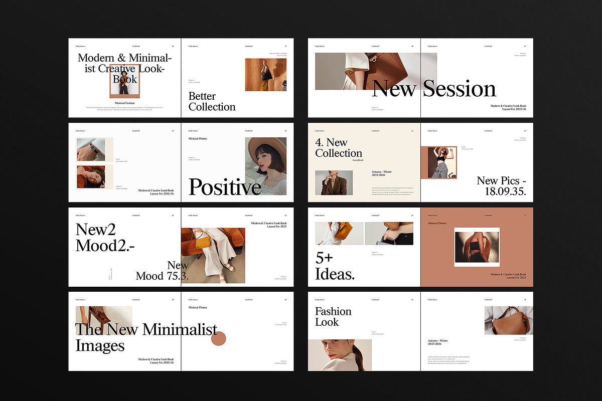 Minimalist Lookbook Landscape, a Magazine Template by DesignCrest (Photo 16 of 17)