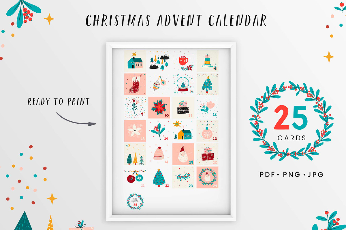 Cozy Christmas Collection + Advent, a Graphic by Yaaas Design (Photo 8 of 10)