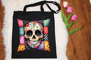 Funny Halloween Patchwork Pillow, an Illustration by designcity5 (Thumbnail 5 of 5)