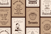 Pottery Doodles Art Set, an Outline Icon by Vectors Market (Thumbnail 3 of 8)