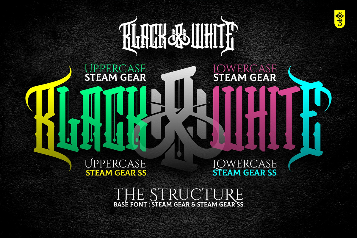 Steam Gear (Duo Font) SS