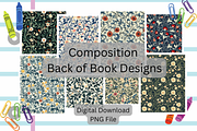 Flowers Composition Book Digital, a Pattern Graphic by SmallTownDigital (Thumbnail 2 of 3)