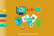 Set of business and starup concepts., a Work Illustration by julia_musdotter (Thumbnail 4 of 22)