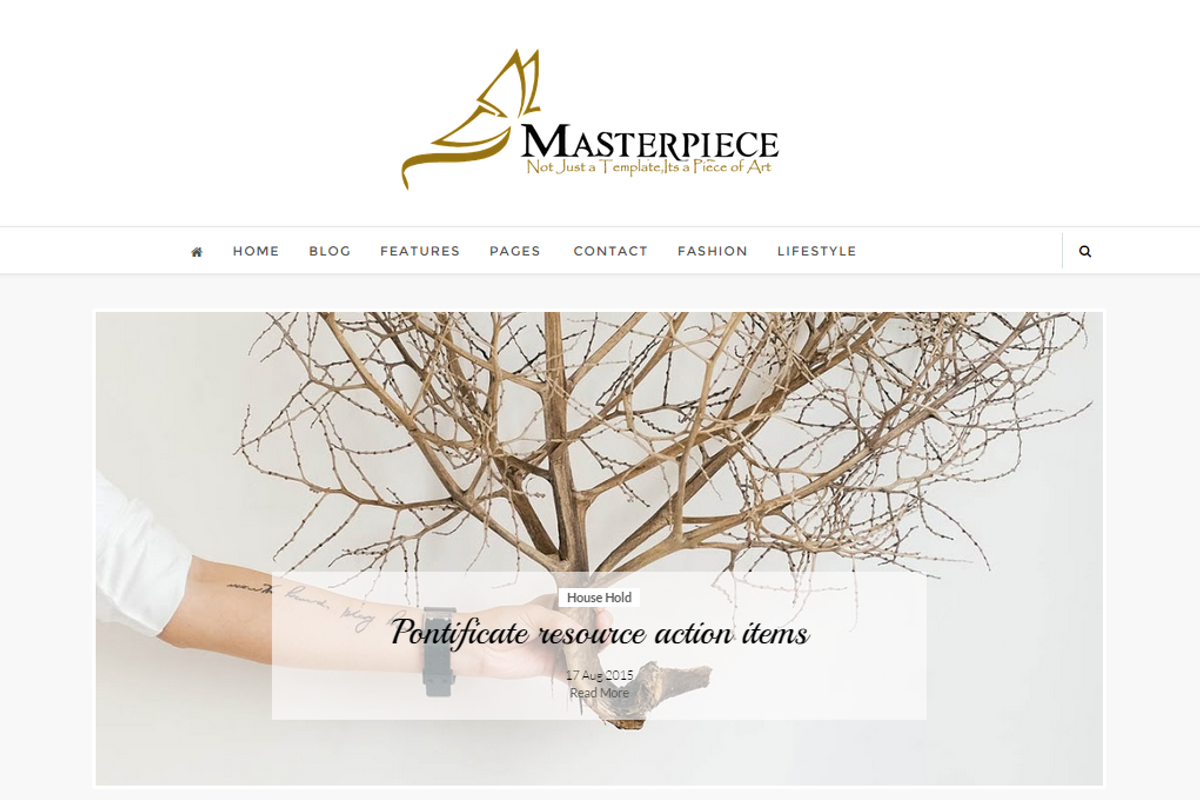 Blogger Template- Masterpiece, a Websites & App Template by Yo..! Templates (Photo 2 of 2)