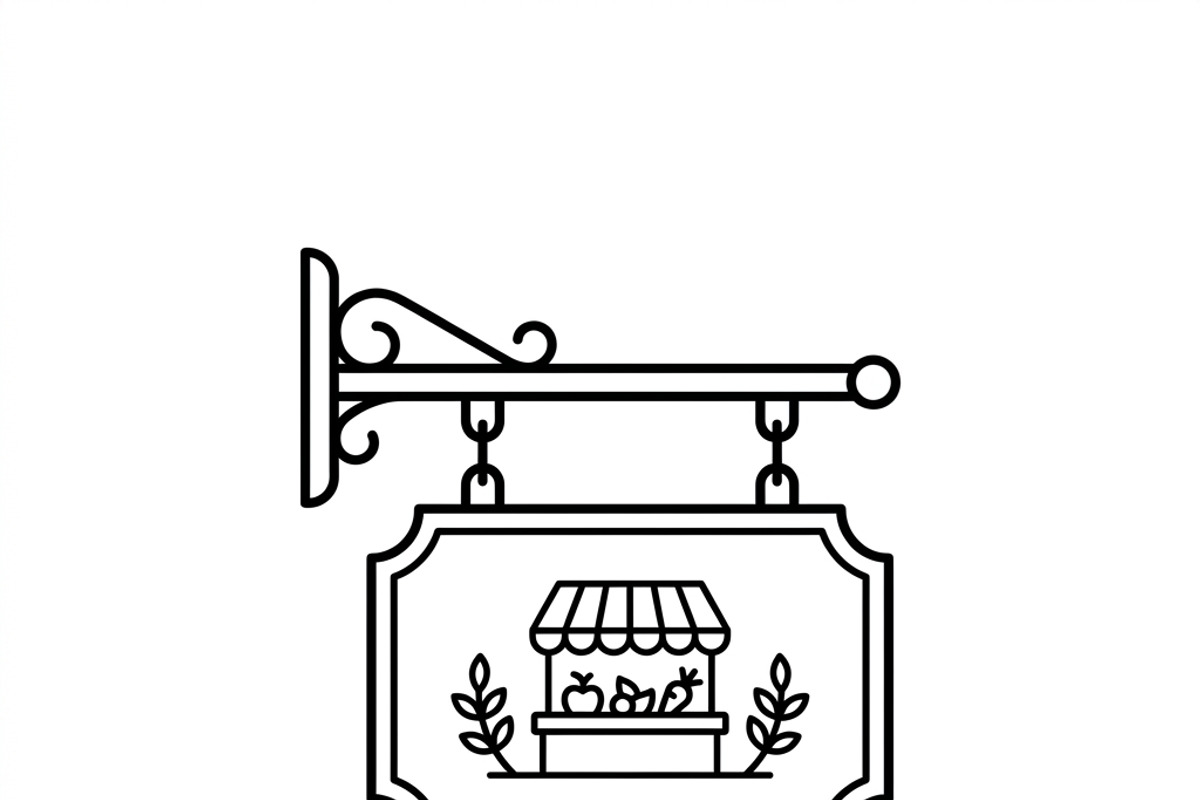 46 Christmas Market Vendor Icons, an Outline Icon by adenpinkstore (Photo 10 of 20)