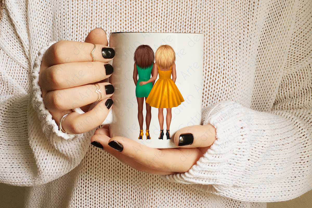 University Graduates Girls Clipart, a Person Illustration by ArtedeCatrin (Photo 7 of 11)