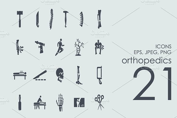 21 Orthopedics Icons