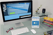 SaaS startup landing page, a Landing Page Template by AndreasGalster (Thumbnail 1 of 5)