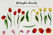 Spring tulips, an Illustration by Big Bundles Shop (Thumbnail 5 of 5)