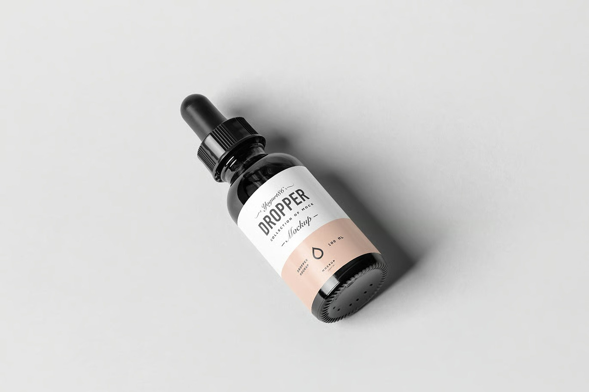 Dropper Bottle Mock-Up, a Product Mockup by zippypixelstudio (Photo 12 of 14)