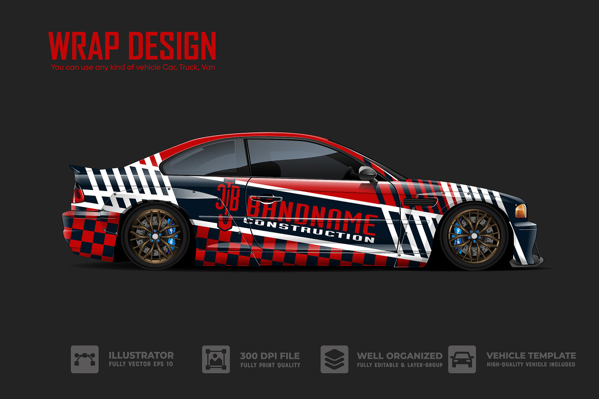 custom livery race rally car vehicle, a Sport Illustration by Car Wrap ...