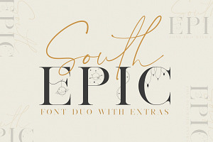 South Epic Dream Font Duo Logos