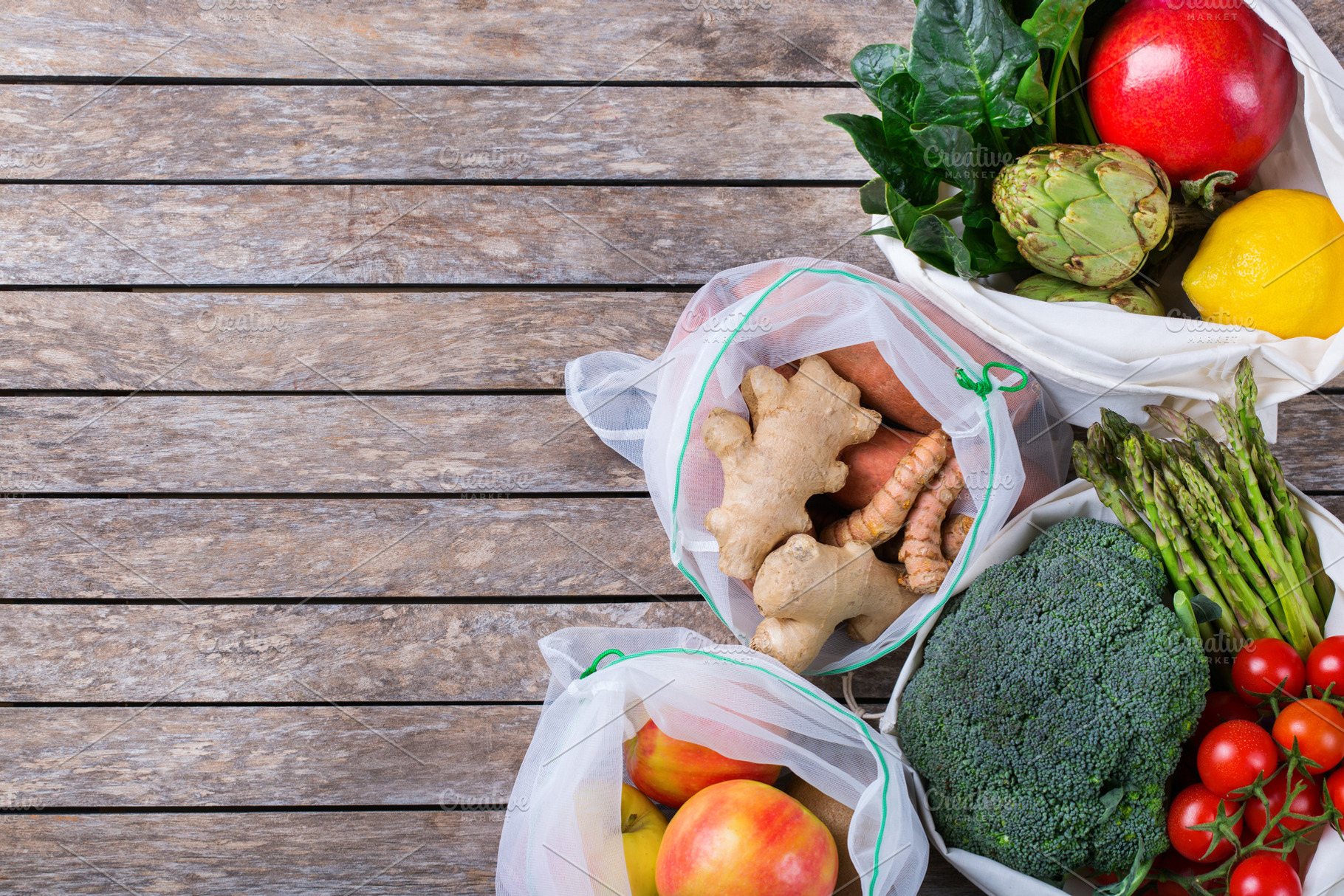 Zero waste, plastic free shopping and concept, a Food & Drink Photo by Antonina Vlasova