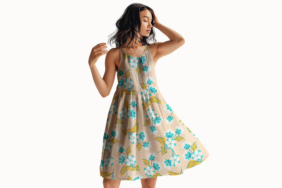 Tropical Floral Pattern Bundle, a Pattern Graphic by StudioGlouna (Photo 4 of 9)