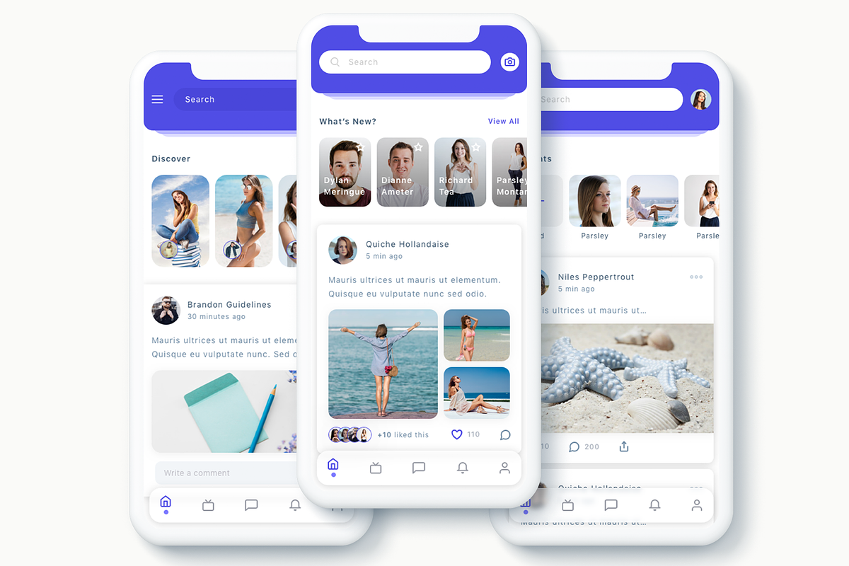 Susen - Social Network App UI Kit, an App Template by Betush (Photo 2 of 6)