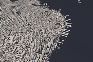 San francisco city map 3d rendering stock photo containing san francisco and