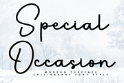 Special Occasion, a Handwritten Font by FreshTypeINK (Thumbnail 1 of 8)