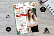 Christmas Real Estate Flyer Canva, a Flyer Template by CreativeVinesStore (Thumbnail 2 of 5)