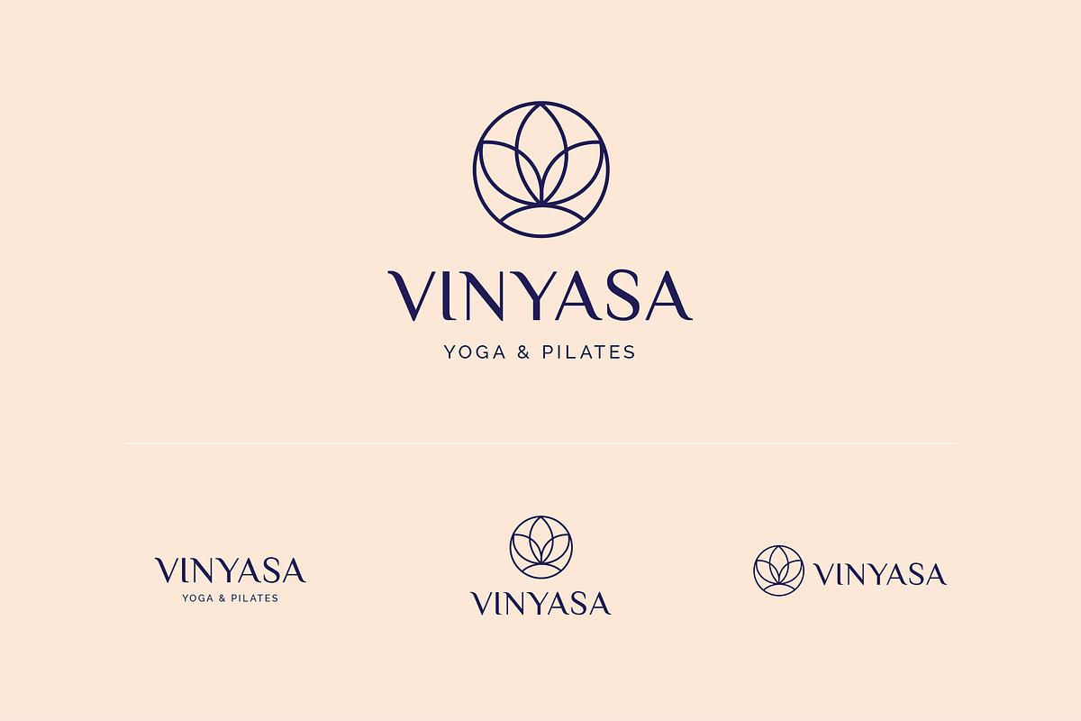 Minimal Yoga Flower Logo I Branding, a Branding & Logo Template by GudBrand Studio (Photo 3 of 9)