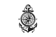 Nautical Anchor Compass Bundle, an Illustration by Creativeshirt (Thumbnail 2 of 31)