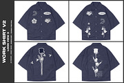 Work Shirt V2 - Mockup, a Shirt Mockup by DaldSgh (Thumbnail 6 of 17)